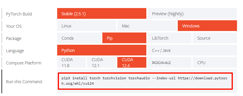 pytorch-install